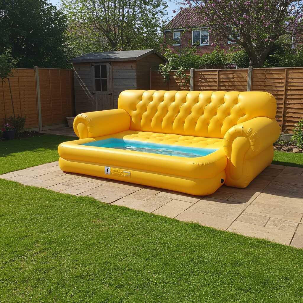 Flotéluxe® XL - Sofa Piscine Gonflable
