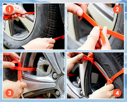 AntiGlissPro® - Chaîne à Enroulement Antidérapante (20 pièces)