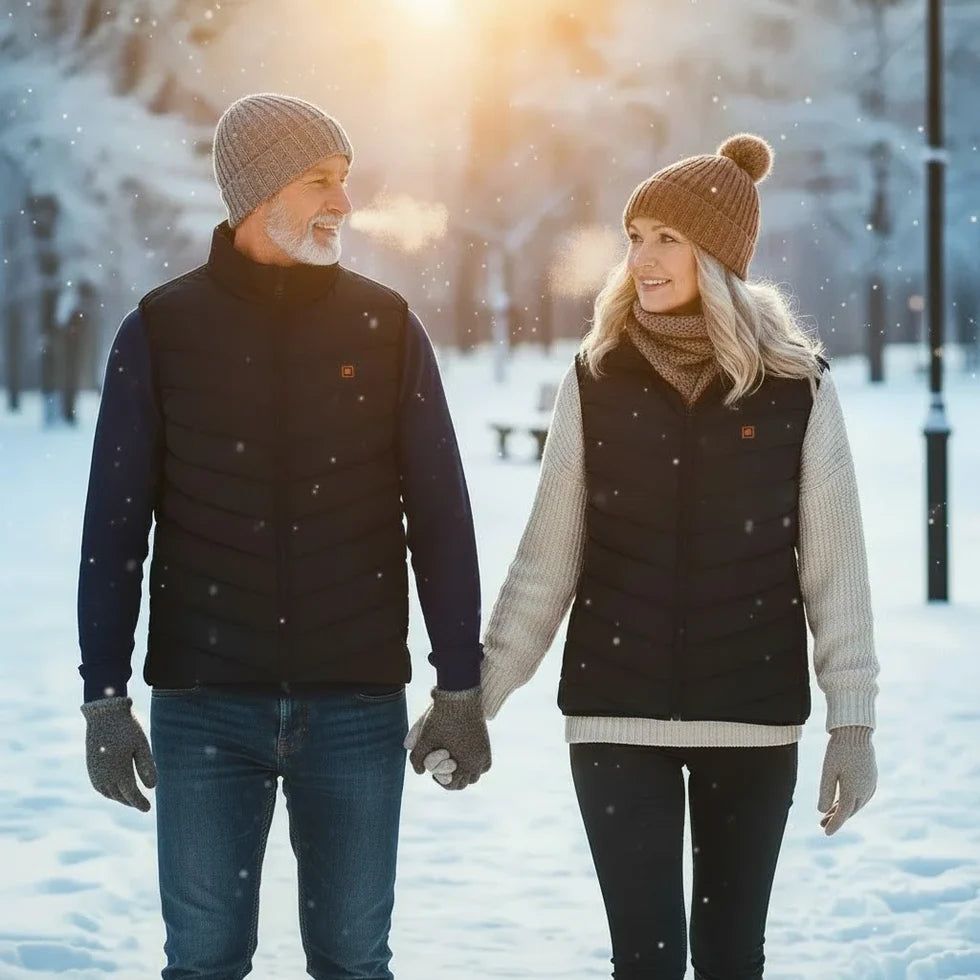 ThermoGilet® - Gilet Thermique Auto-chauffant avec Batterie Gratuit