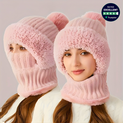 ChaudPlus® - Bonnet d'Hiver 3-en-1 en pelouche