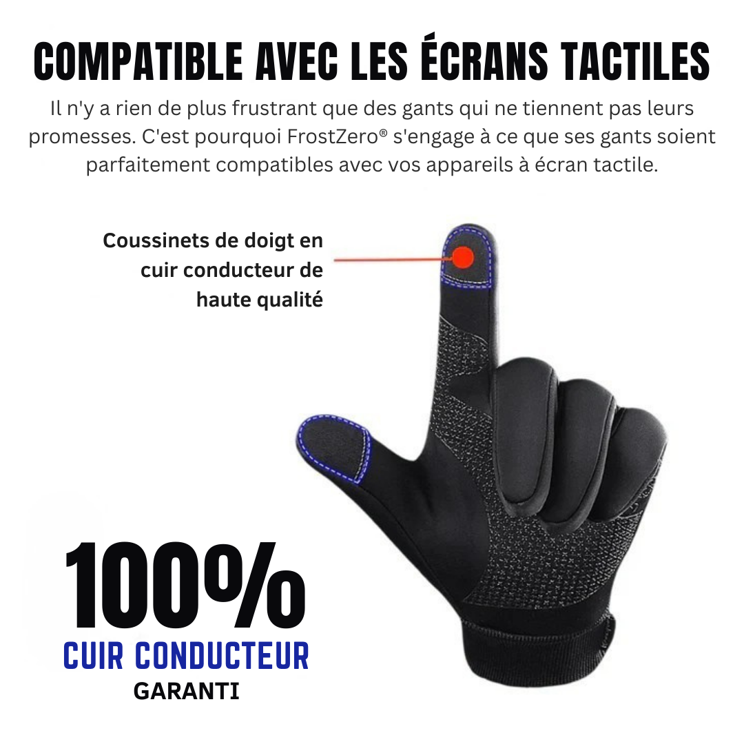 FrostZero® - Gants d'hiver imperméables à 2 couches
