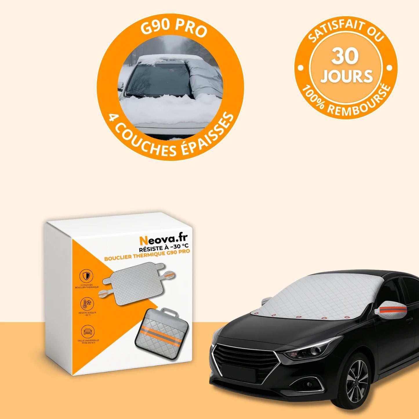 GivreBloc® - Bouclier Certifié  Universel Anti-gel