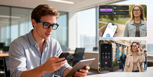 VueSmart® - Lunettes Intelligentes IA avec Accès caméra